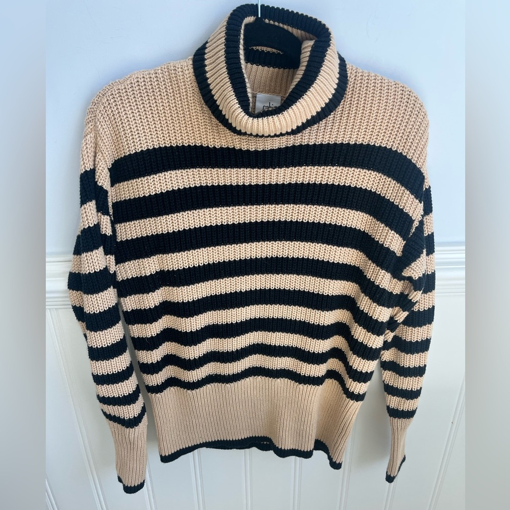 CAbi Polo Turtleneck Sweater XS